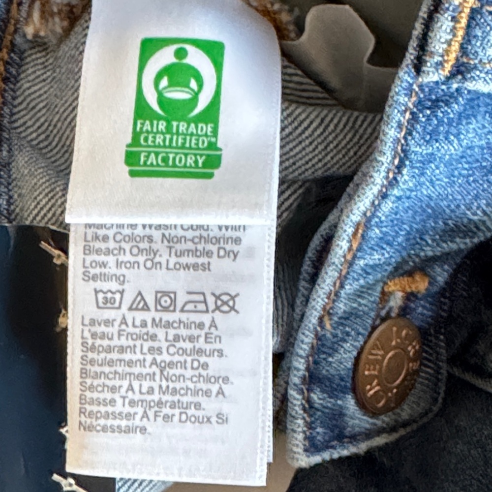 J. Crew Women's Flare Crop Leg Blue Jeans 28 - Picture 8 of 14